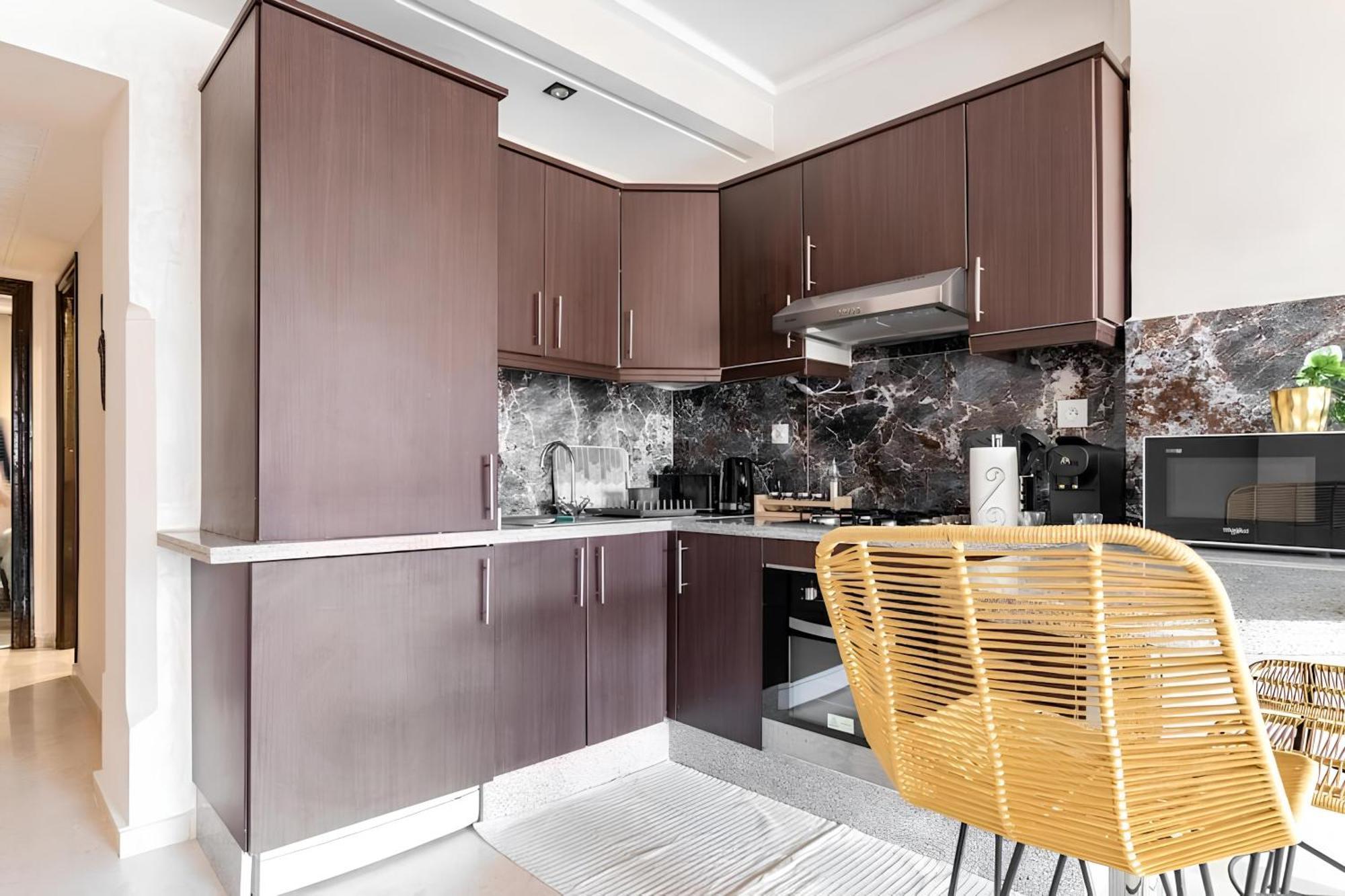 מרקש C-Appartement De Luxe Plein Centre De Gueliz Avec Piscine Parking Wifi Netflix מראה חיצוני תמונה
