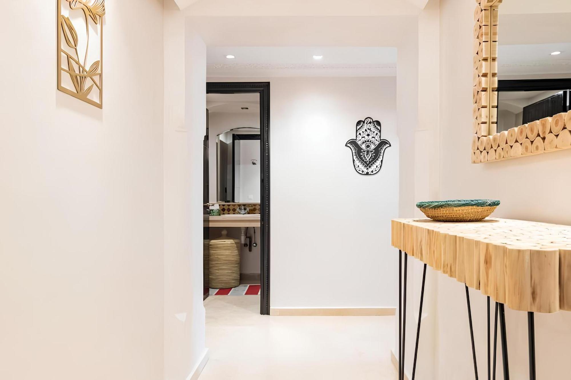 מרקש C-Appartement De Luxe Plein Centre De Gueliz Avec Piscine Parking Wifi Netflix מראה חיצוני תמונה
