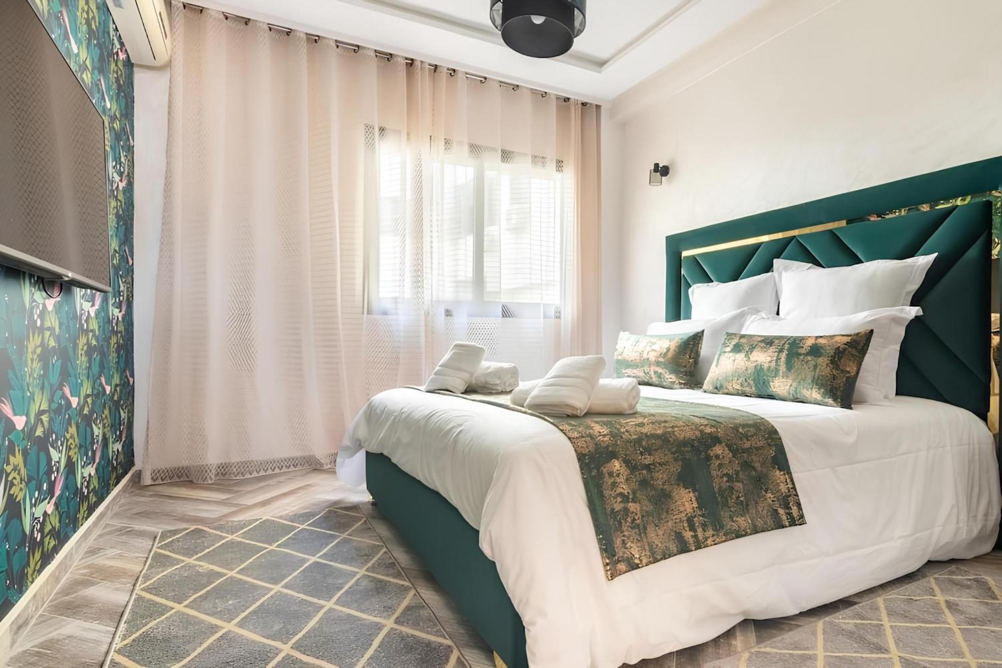 מרקש C-Appartement De Luxe Plein Centre De Gueliz Avec Piscine Parking Wifi Netflix מראה חיצוני תמונה