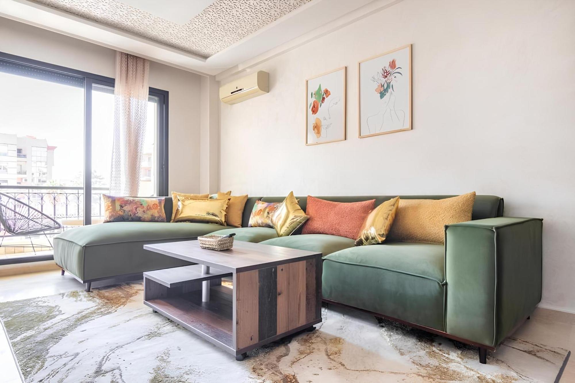 מרקש C-Appartement De Luxe Plein Centre De Gueliz Avec Piscine Parking Wifi Netflix מראה חיצוני תמונה