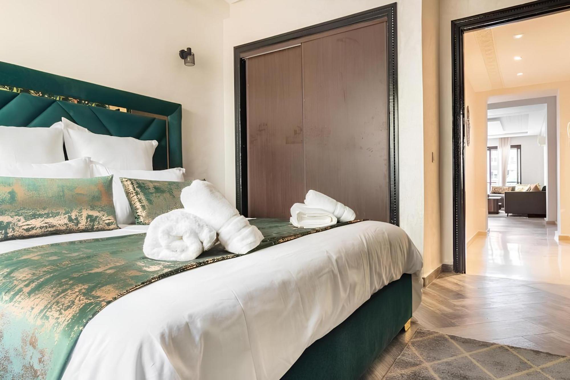 מרקש C-Appartement De Luxe Plein Centre De Gueliz Avec Piscine Parking Wifi Netflix מראה חיצוני תמונה